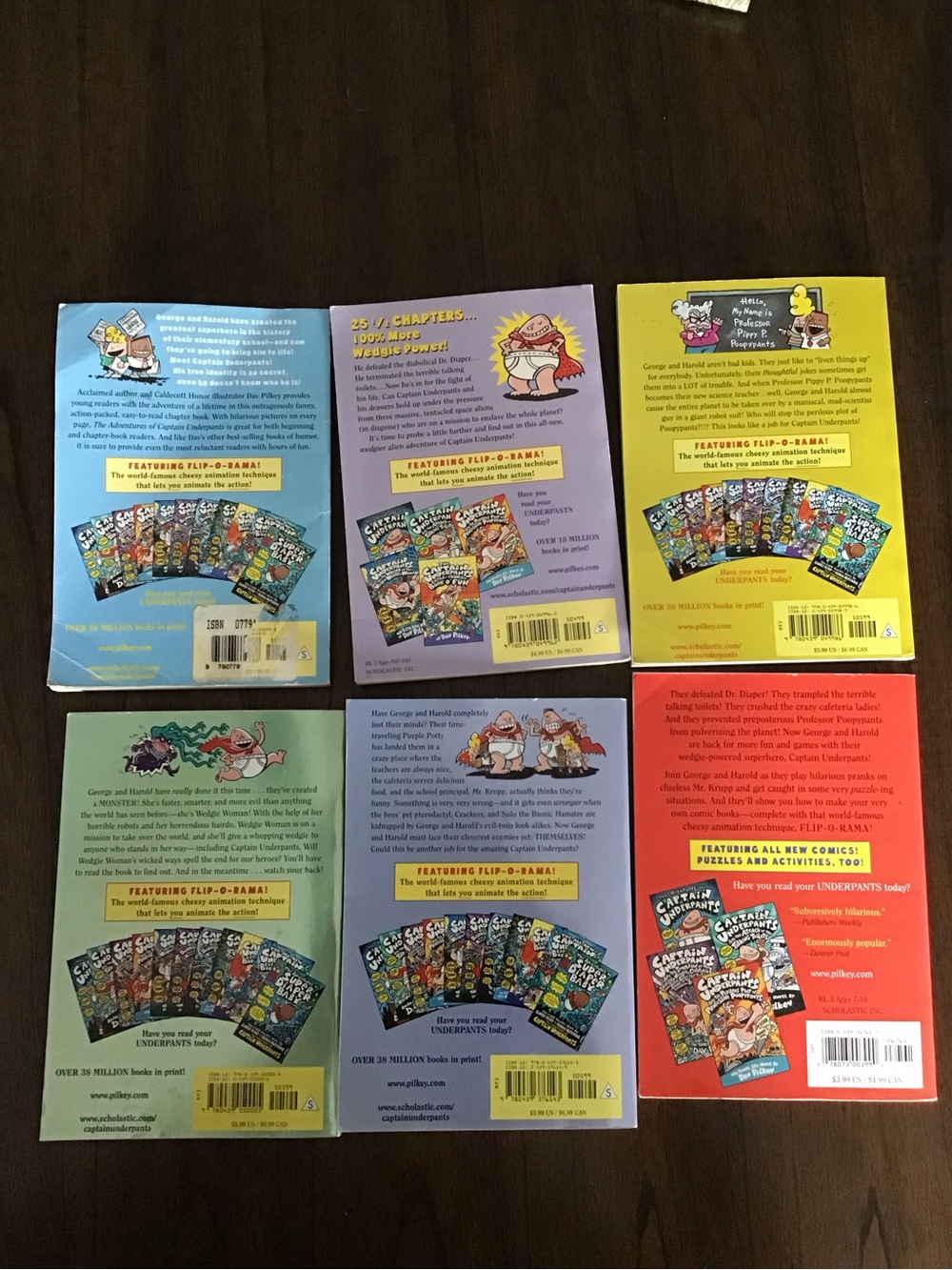 Captain Underpants Book Set - Colorful Multi-Volume Collection - Picture 2 of 4